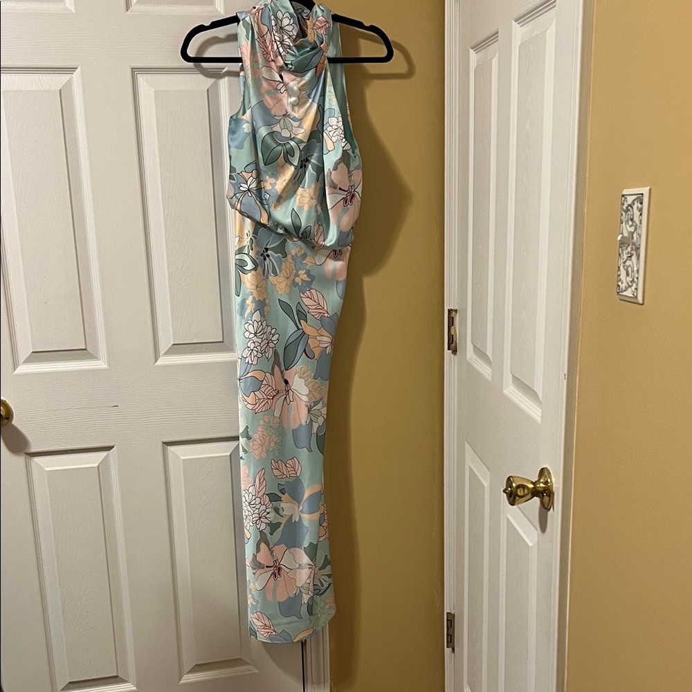 Floral Asymmetrical Dress